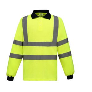 Polo manches longues haute visibilité – vêtement haute visibilité personnalisé