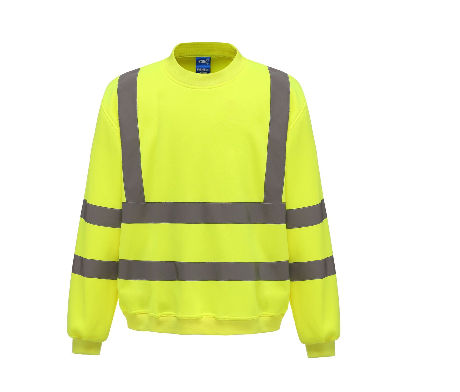 Sweat col rond haute visibilité – vêtement haute visibilité personnalisé
