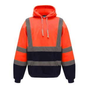 Sweat capuche haute visibilité