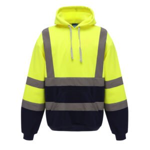 Sweat capuche haute visibilité – vêtement haute visibilité personnalisé