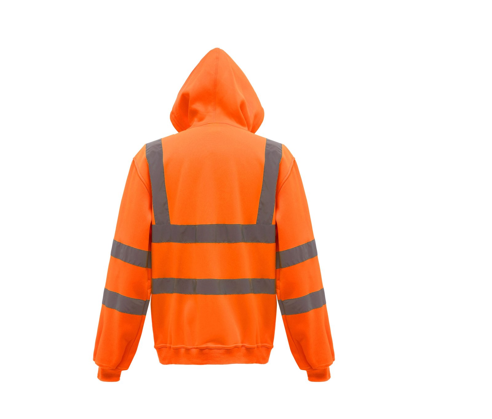Sweat capuche zippé haute visibilité