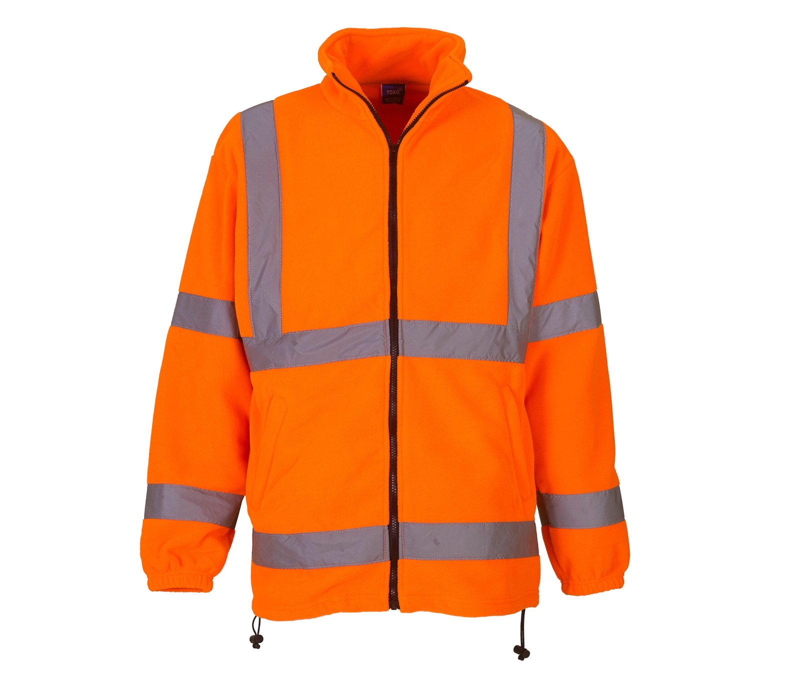 Veste polaire épaisse haute visibilité