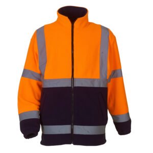Veste polaire épaisse haute visibilité