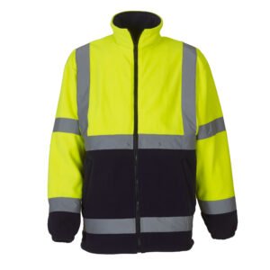 Veste polaire épaisse haute visibilité – vêtement haute visibilité personnalisé