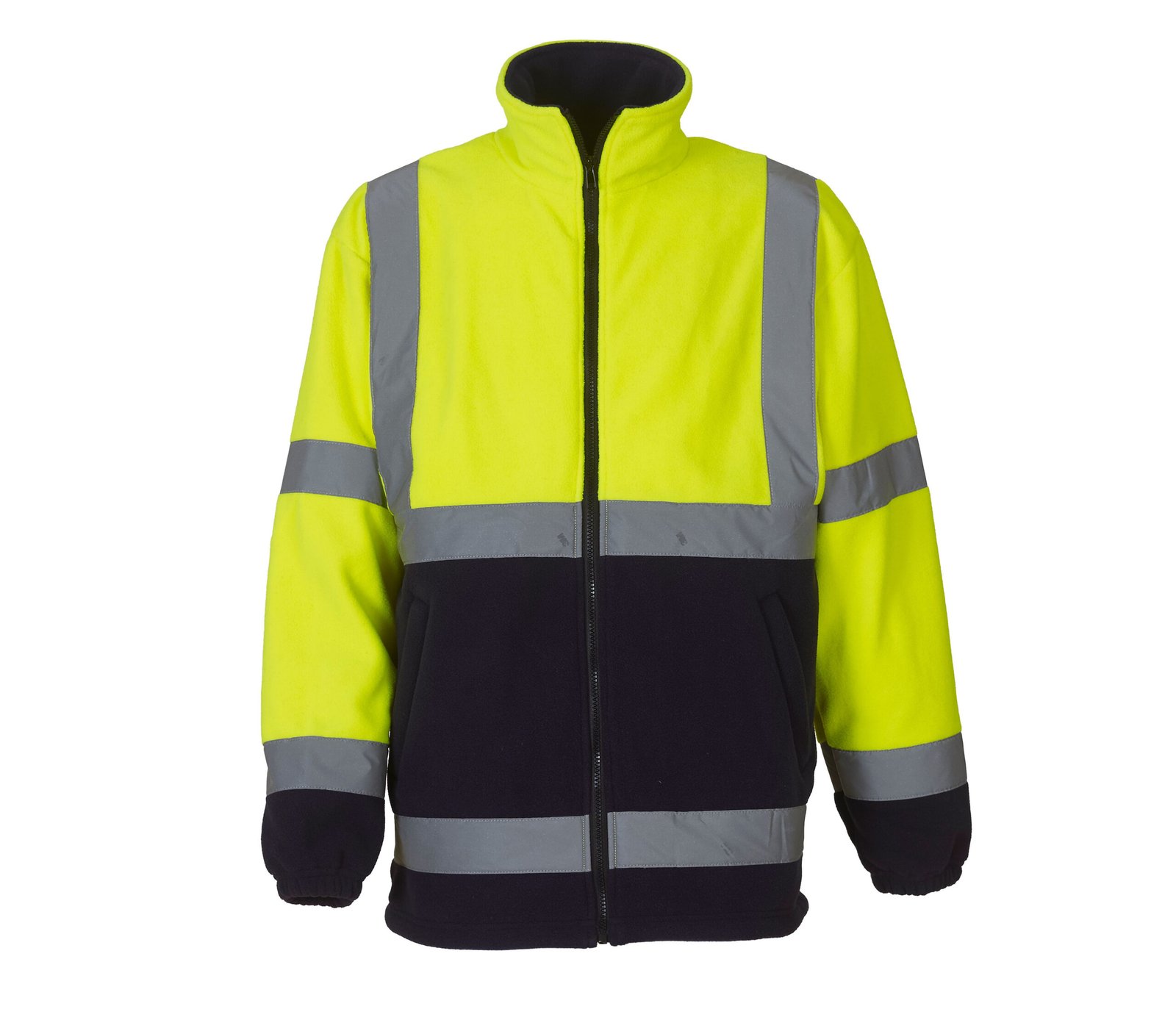 Veste polaire épaisse haute visibilité – vêtement haute visibilité personnalisé