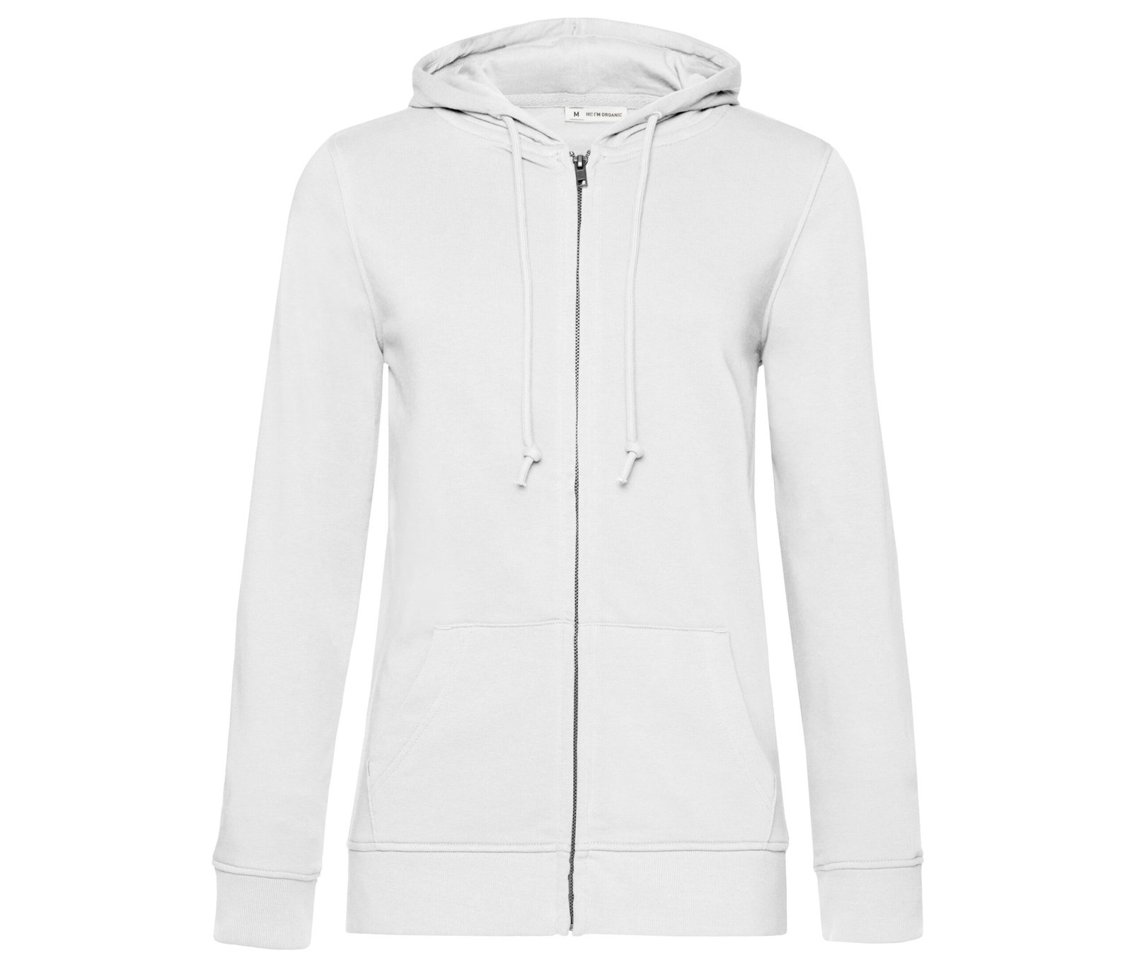 Sweat capuche zippé organique femme – sweat personnalisé