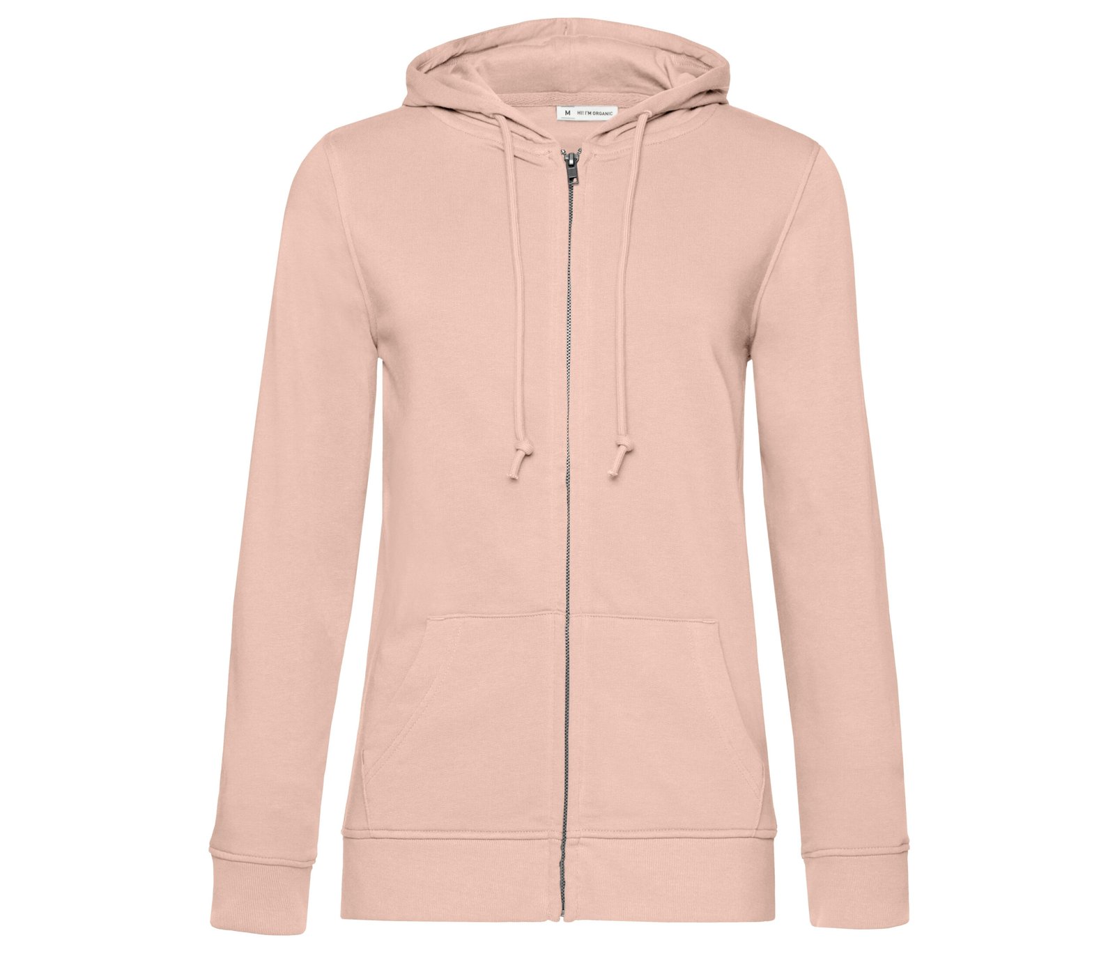 Sweat capuche zippé organique femme – sweat personnalisé