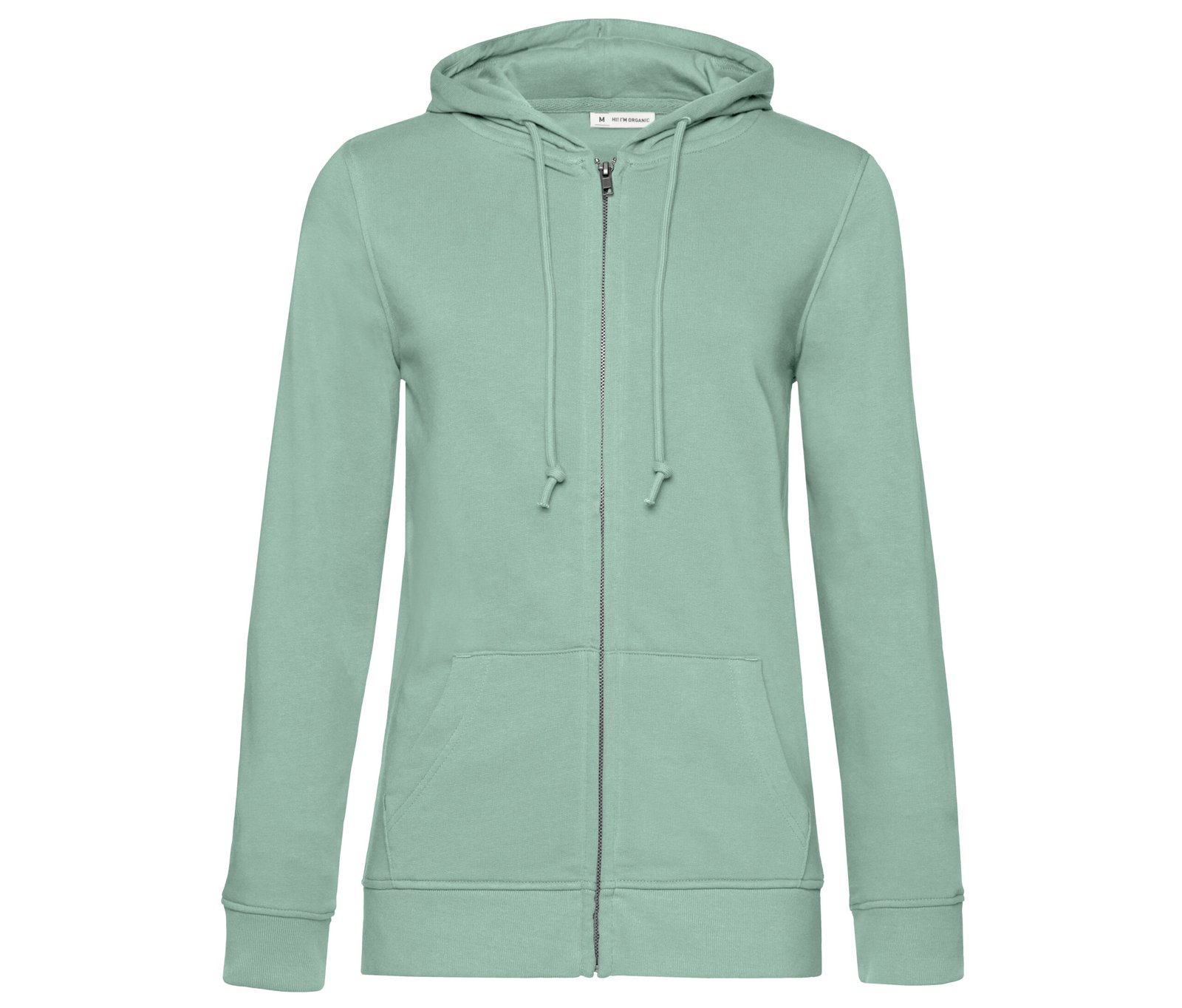 Sweat capuche zippé organique femme – sweat personnalisé