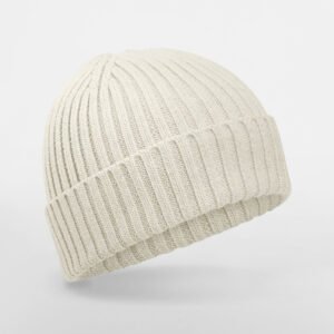 Bonnet tricoté organique – bonnet personnalisé