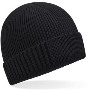 Bonnet avec rabat en coton organique – bonnet personnalisé