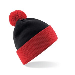 Bonnet bicolore Snowstar® – accessoire hiver personnalisé