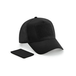 Casquette 5 pans avec patch amovible – casquette personnalisée