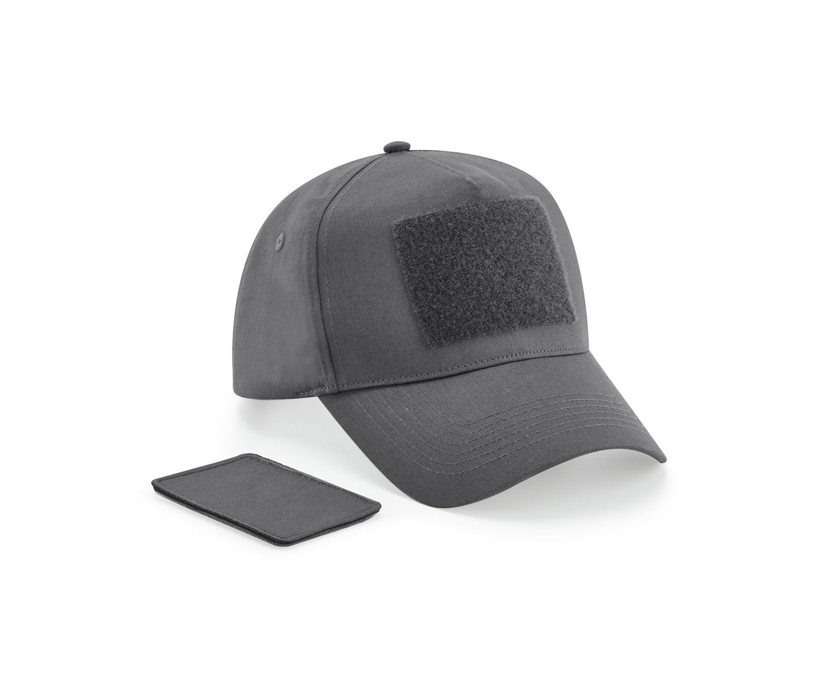 Casquette 5 pans avec patch amovible – casquette personnalisée