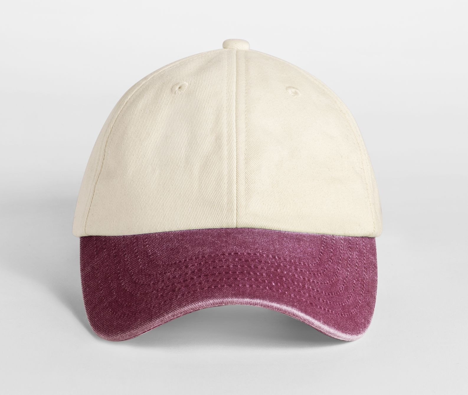 Casquette 6 pans contrastée – casquette personnalisée