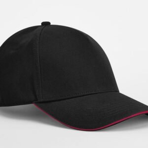 Casquette en coton organique avec liseré – casquette personnalisée