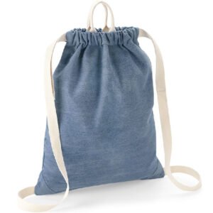 Sac de gym en denim  – sac personnalisé