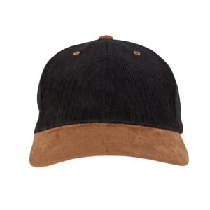 Casquette en velours côtelé et suédine – casquette personnalisée