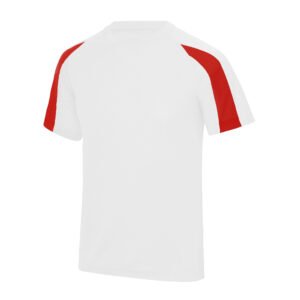 Tee-shirt de sport contrasté – tenue scolaire personnalisable