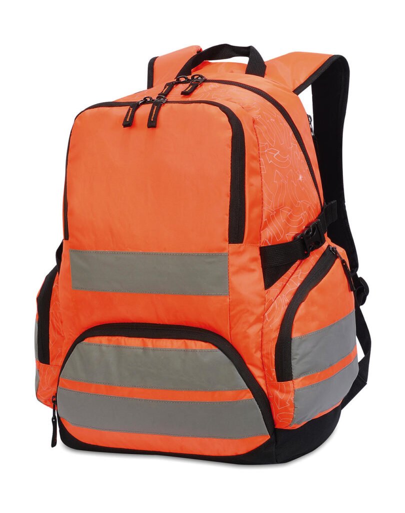 Vêtement haute visibilité Shugon Hi-Vis Backpack London orange haute visibilité