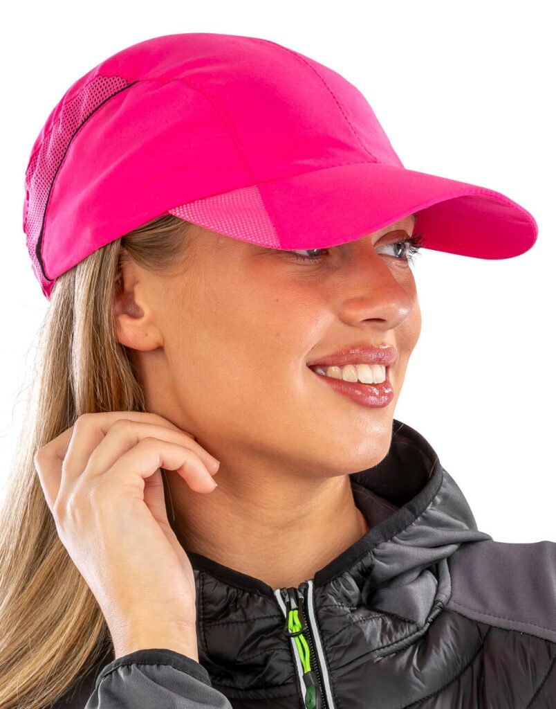 Casquette Result Headwear Spiro Impact Sport fluorescent pink