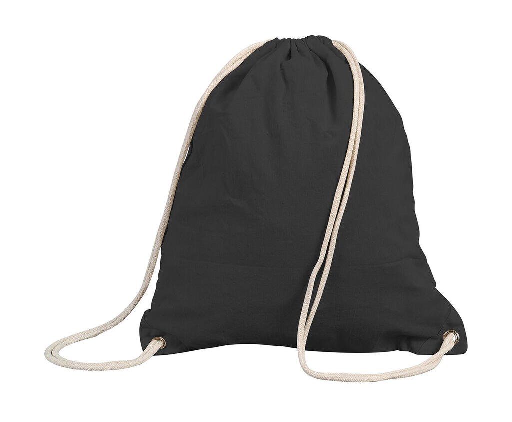 Sac à cordon Shugon Stafford Cotton Drawstring Tote noir