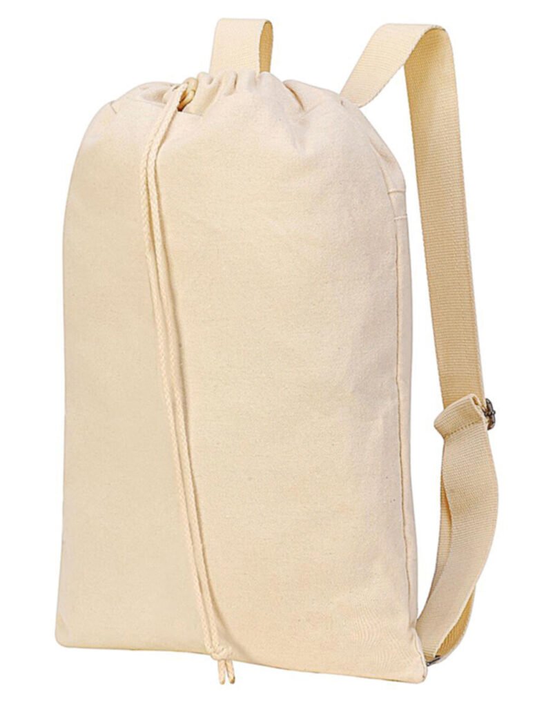 Sac à cordon Shugon Sheffield Cotton Drawstring Backpack naturel délavé