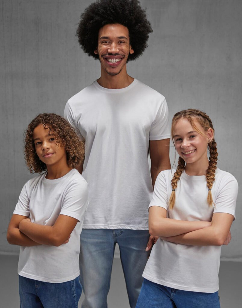 T-shirt B&C E190 blanc