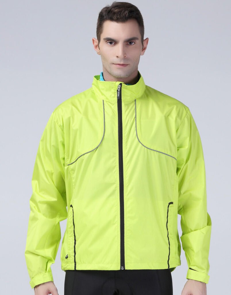 Haut de sport Spiro Cycling vert citron néon