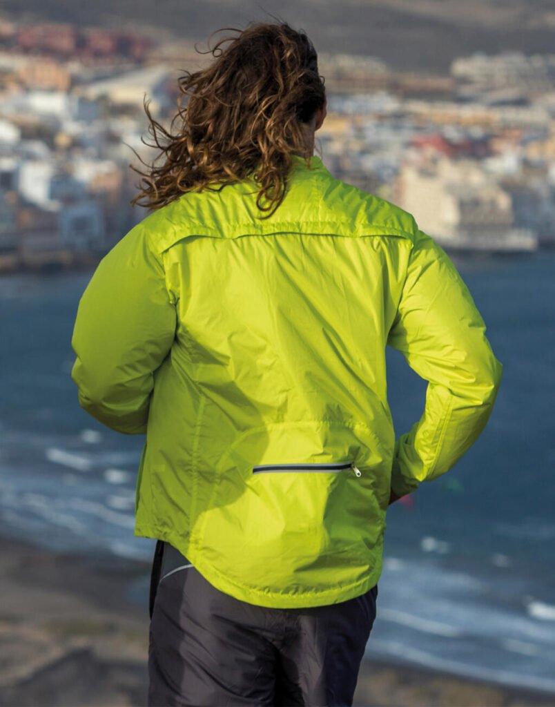 Haut de sport Spiro Cycling vert citron néon