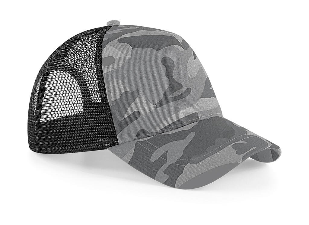 Casquette Beechfield Camo Snapback Trucker arctic camo