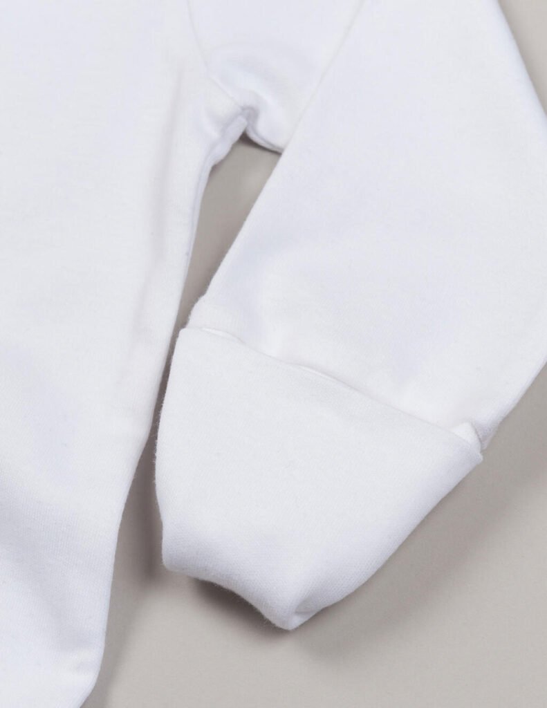 Babybugz Sleepsuit Scratch Mitts blanc