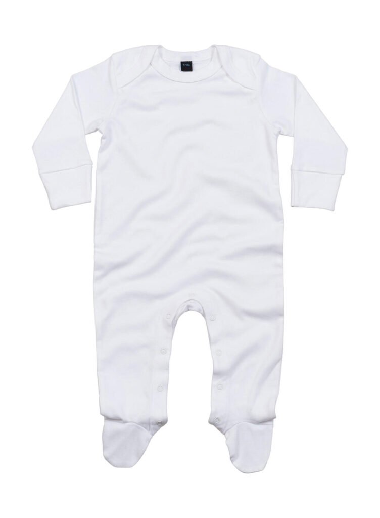 Babybugz Sleepsuit Scratch Mitts blanc