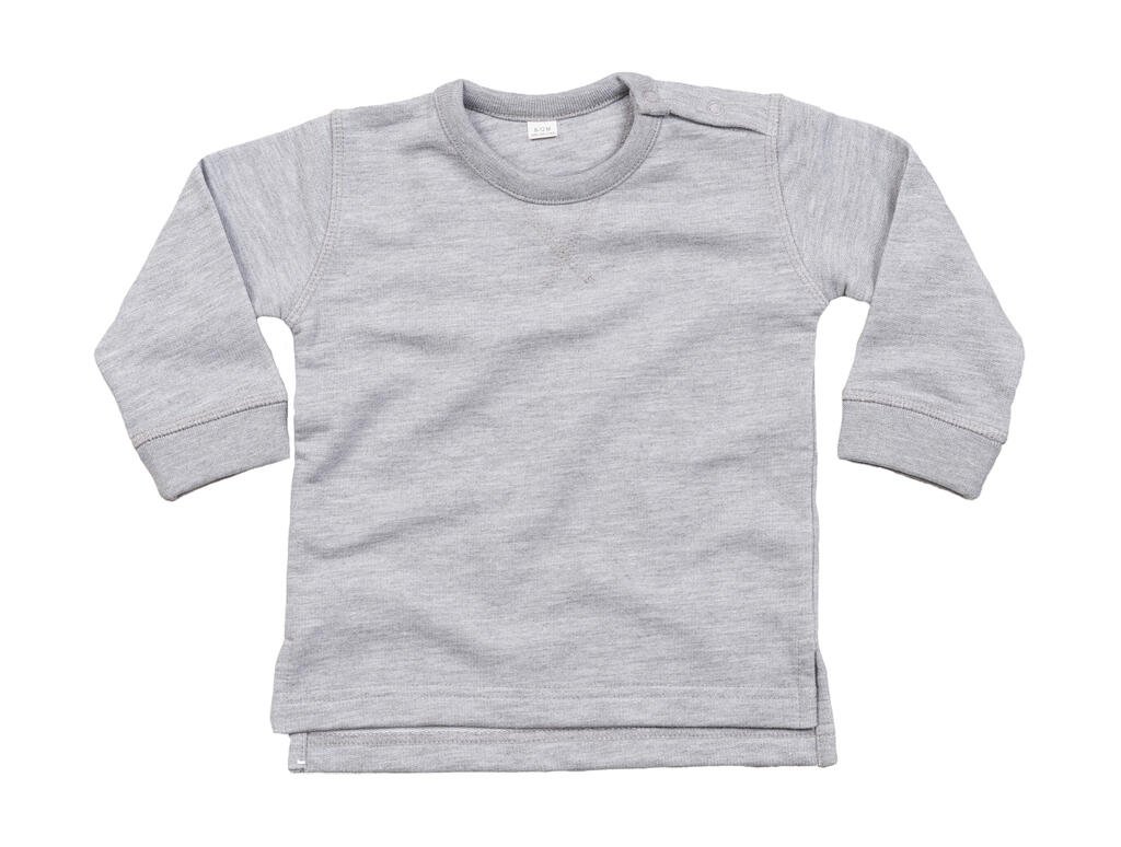 Sweat Babybugz gris chiné chiné