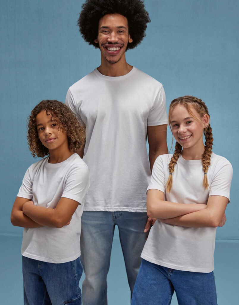 T-shirt B&C E190 blanc