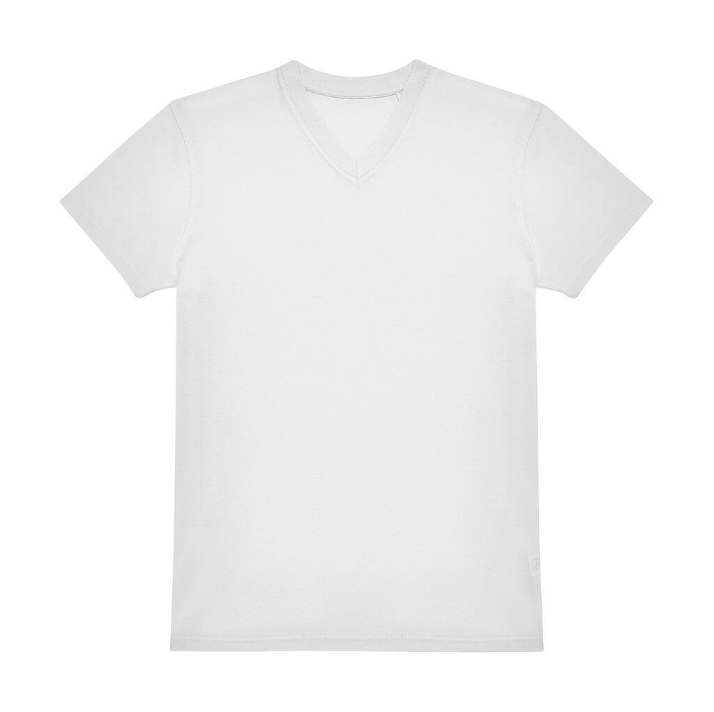 T-shirt B&C E150 V blanc