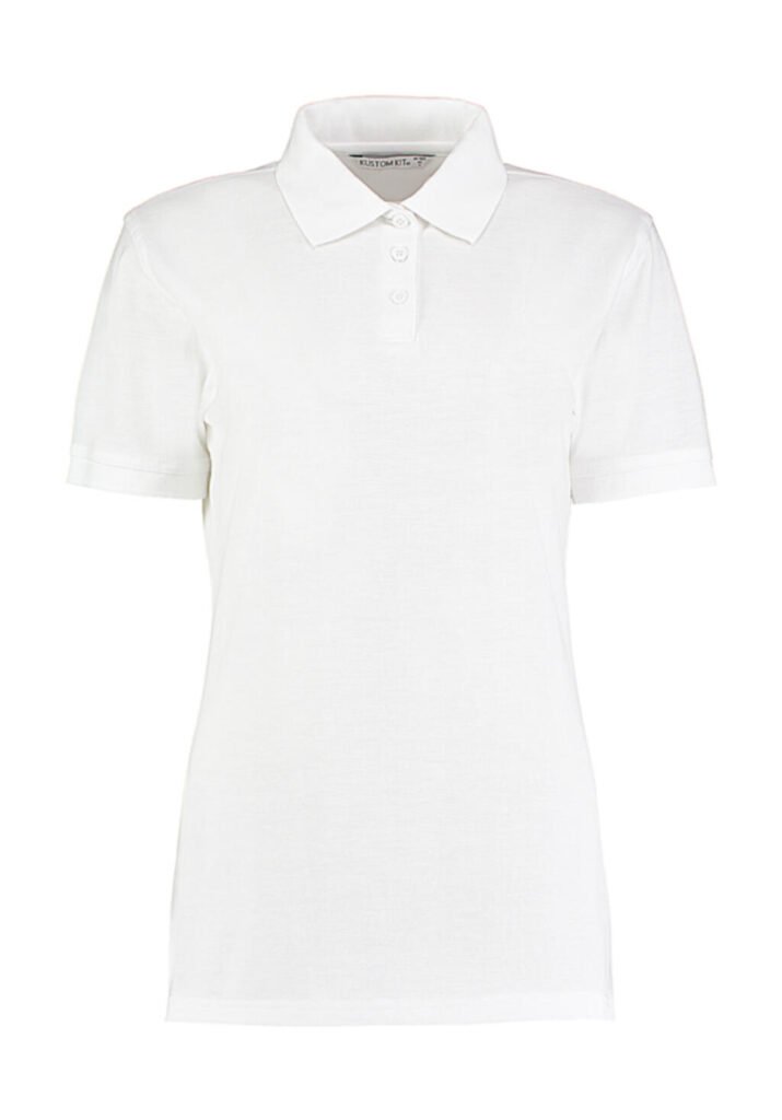 Polo Kustom Kit Ladies' Classic Fit Superwash® 60º blanc