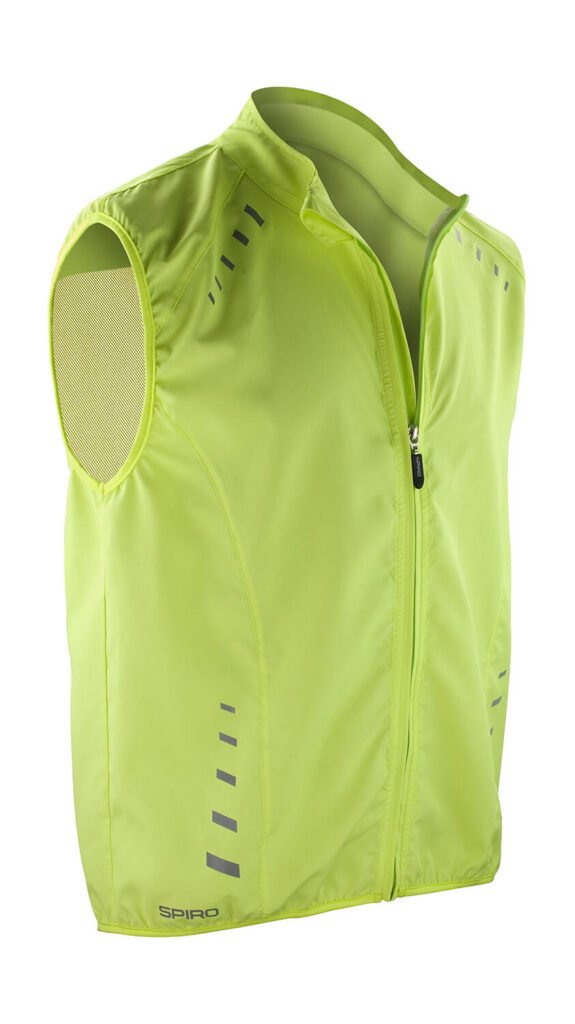 Haut de sport Spiro Bikewear Crosslite Gilet vert citron néon