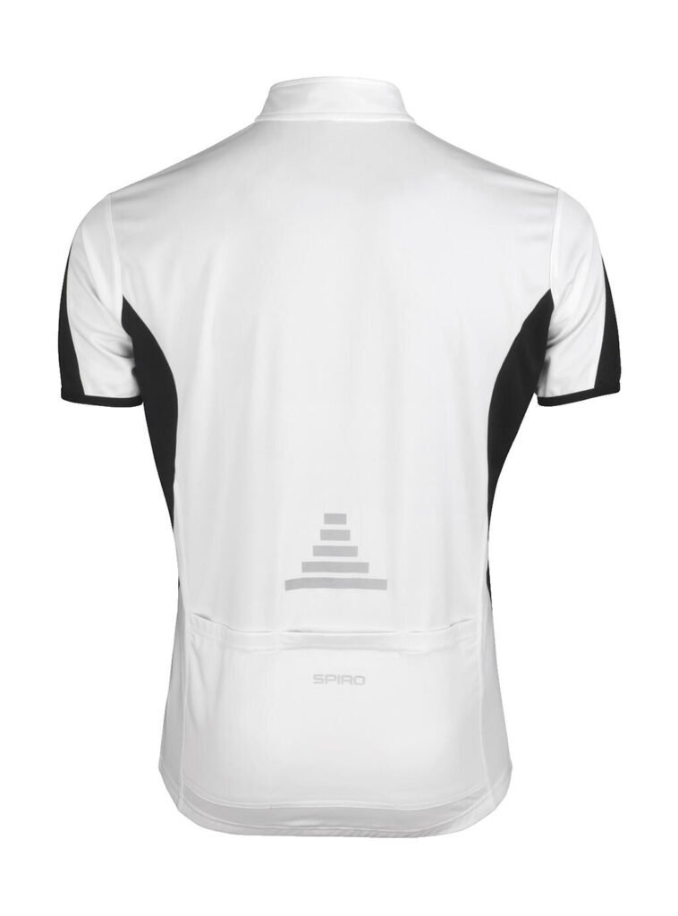 Spiro Bike Full Zip Top blanc / noir