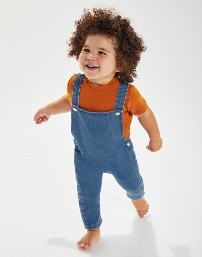 Pantalon Babybugz Rocks Denim Dungarees denim blue