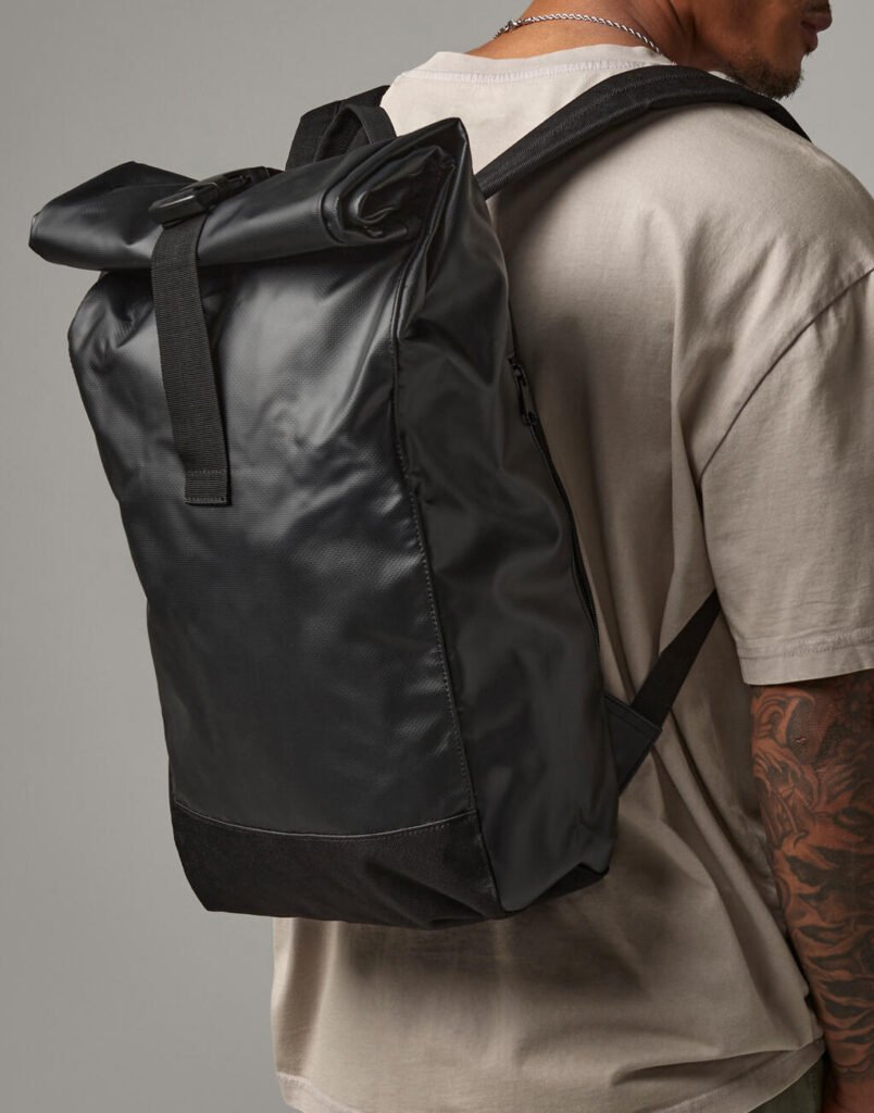 Sac à dos Bagbase Tarp Roll Top Backpack noir
