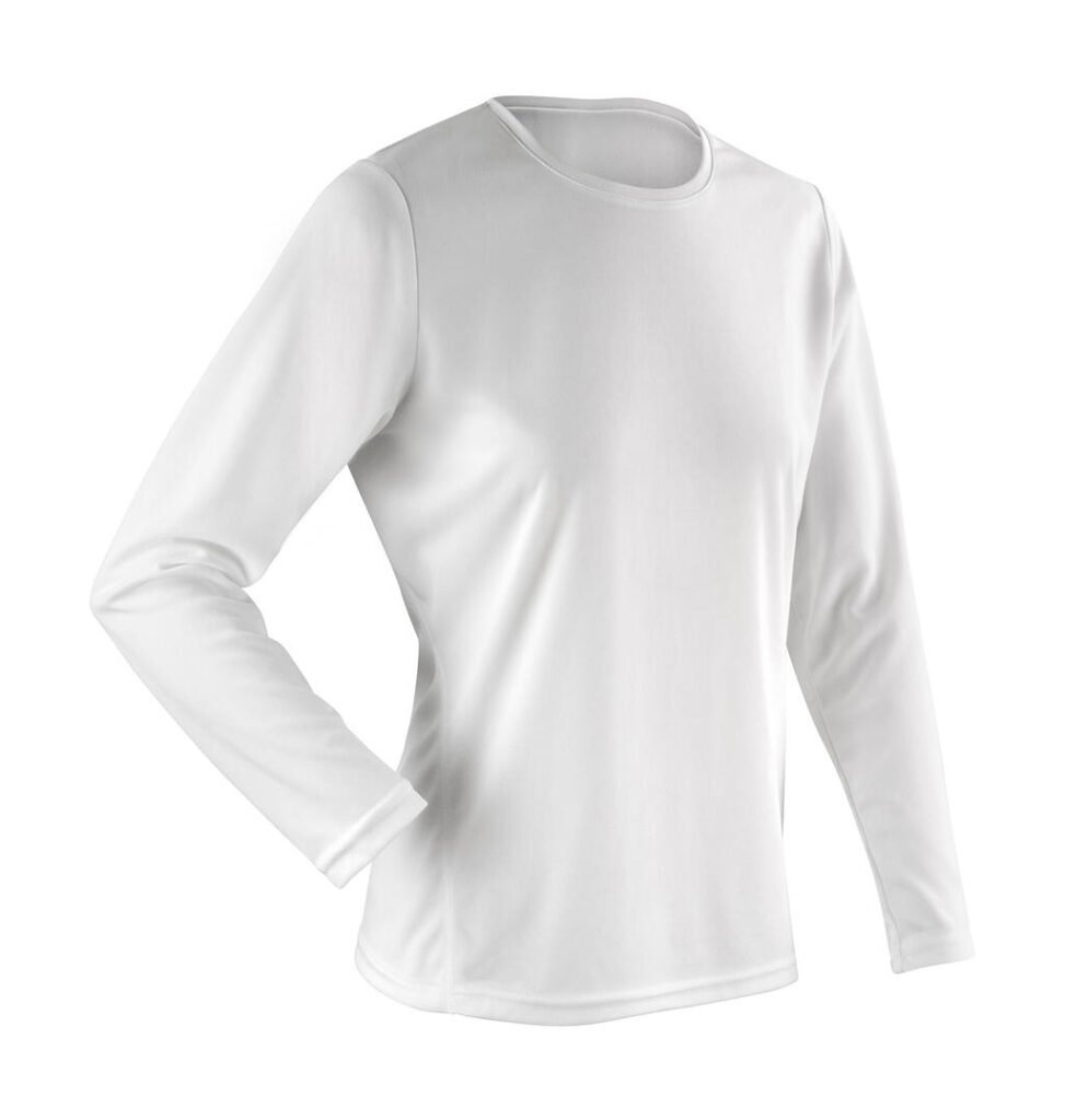 Spiro Ladies' Performance LS blanc
