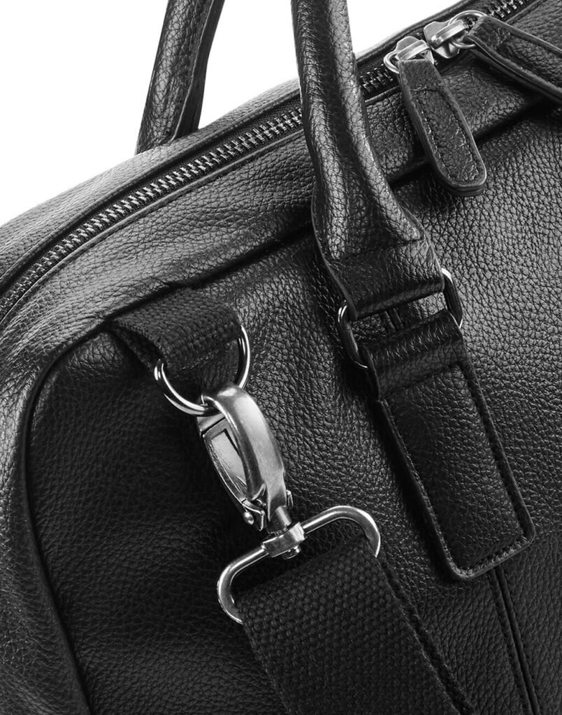 Sac Quadra NuHide™ Slimline Laptop Brief noir