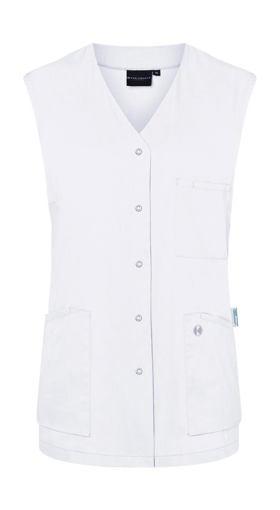 Karlowsky Sleeveless Ladies' Tunic Essential blanc