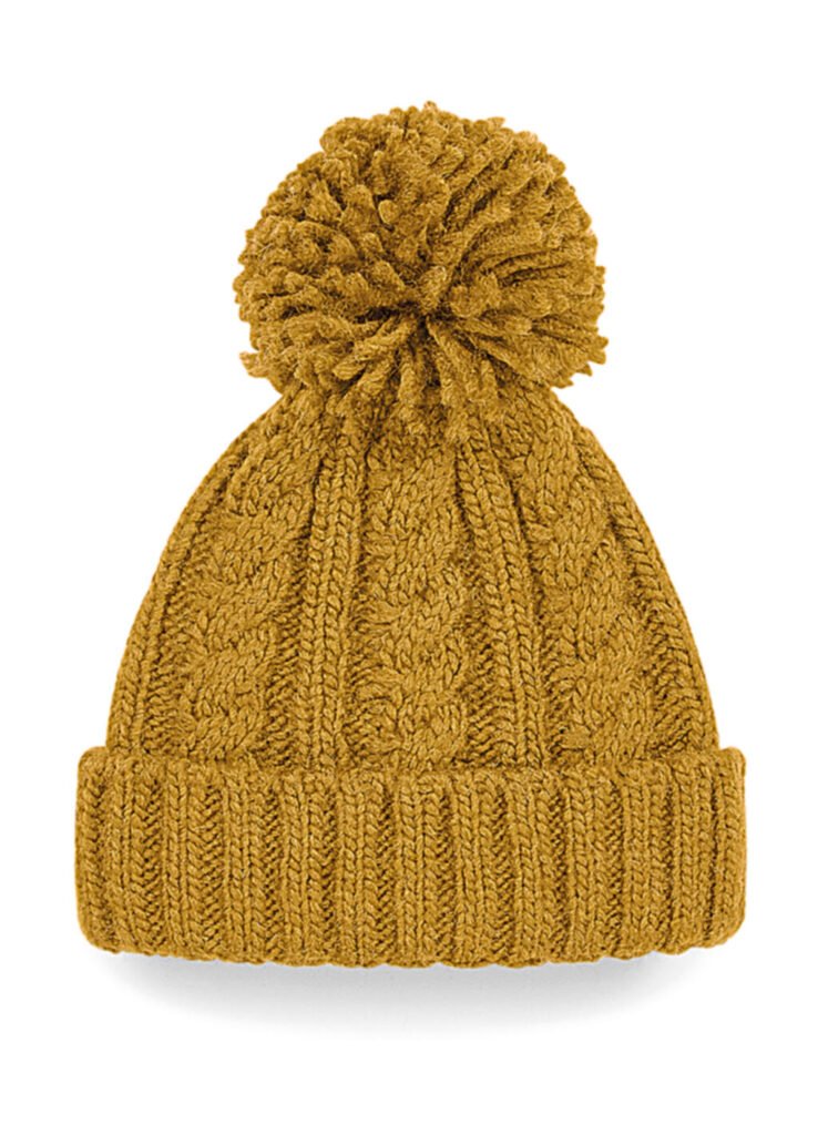 Bonnet Beechfield Cable Knit Melange