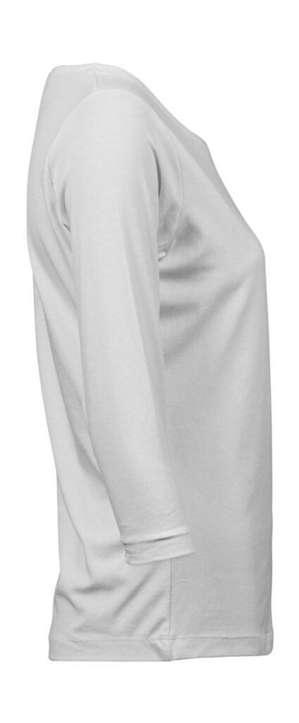 T-shirt Tee Jays 3 Sleeve Stretch blanc