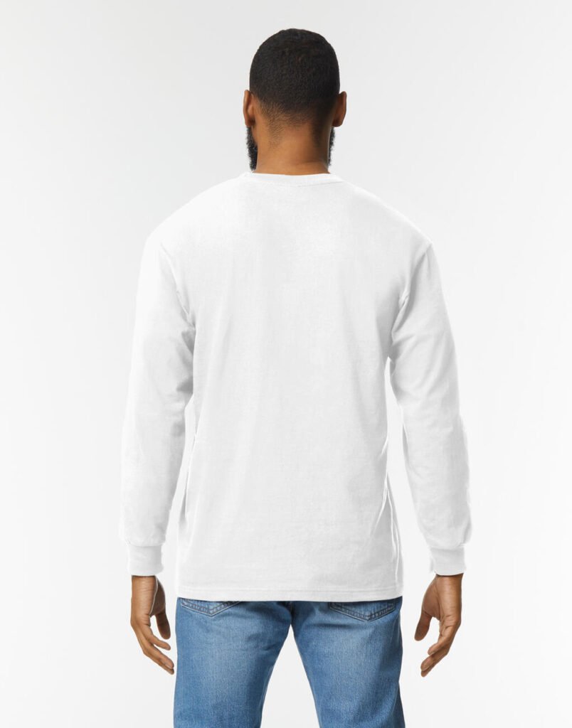 T-shirt Gildan Hammer™ Long Sleeve blanc