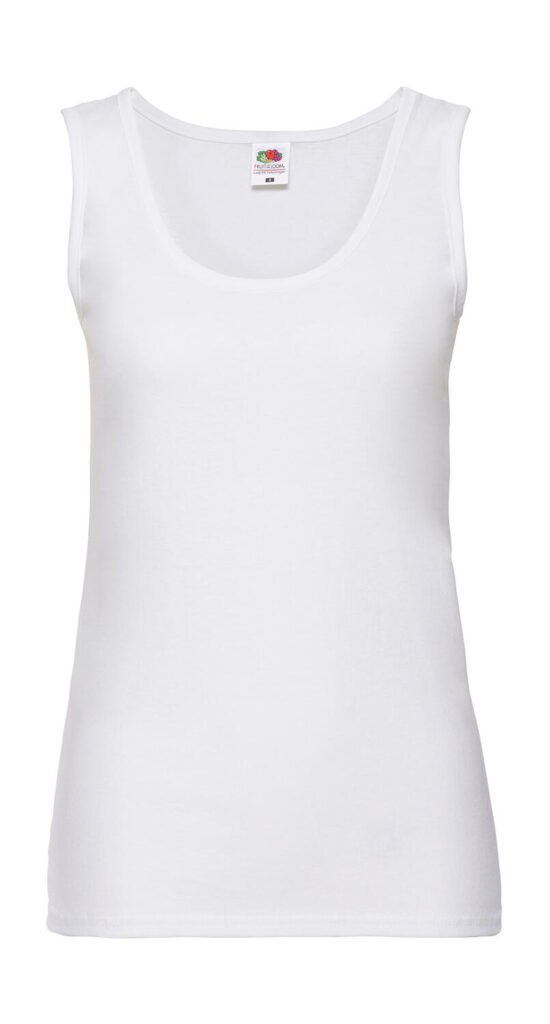 T-shirt Fruit of the Loom Valueweight Vest blanc
