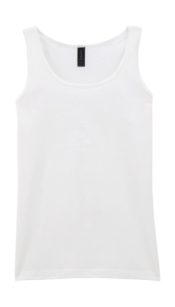 T-shirt Gildan Softstyle Tank blanc