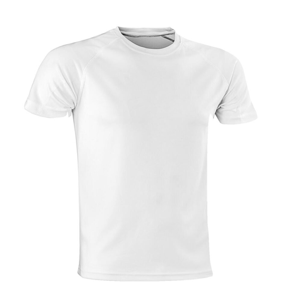 T-shirt Spiro Aircool blanc