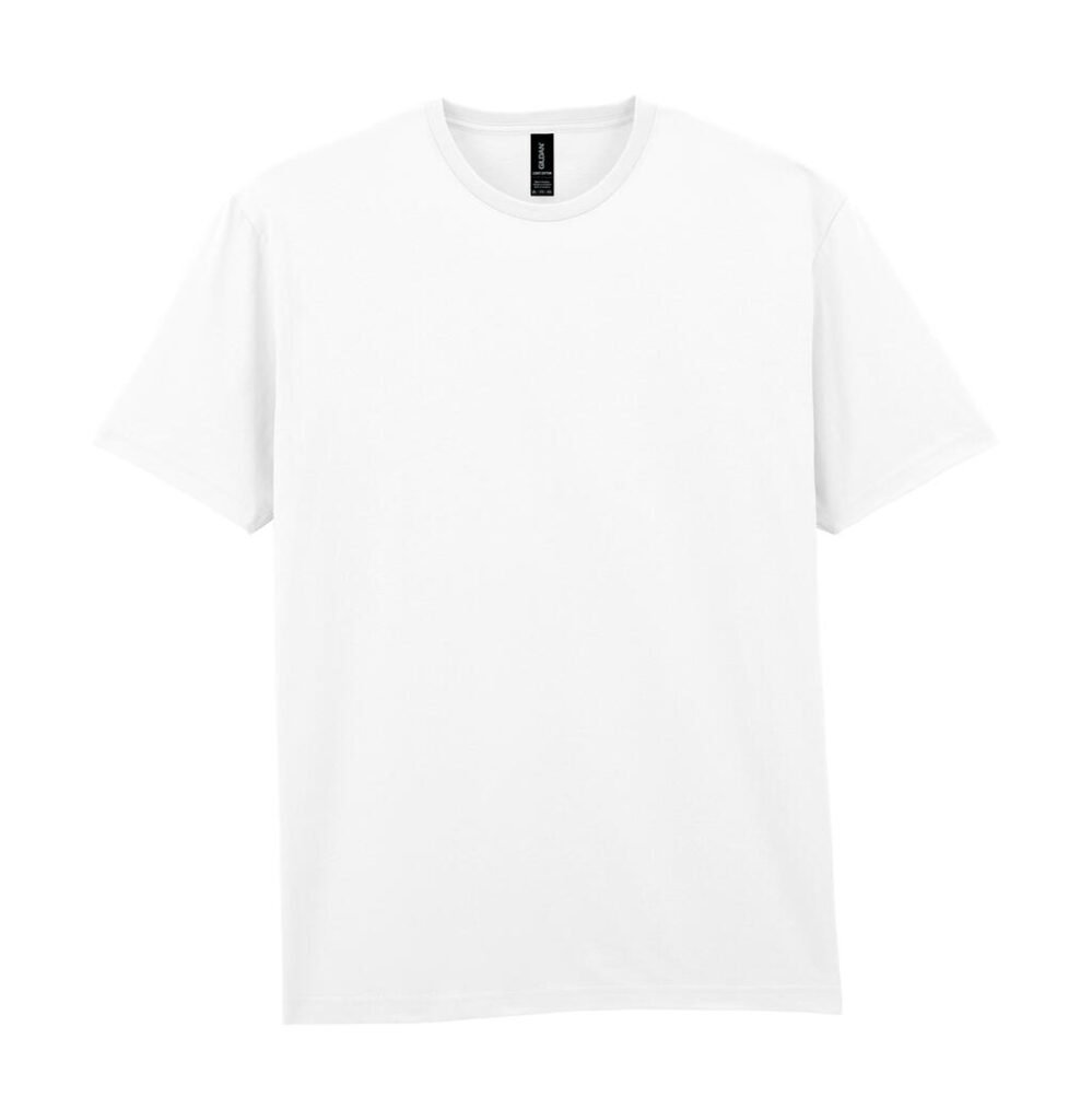 T-shirt Gildan Light Cotton blanc